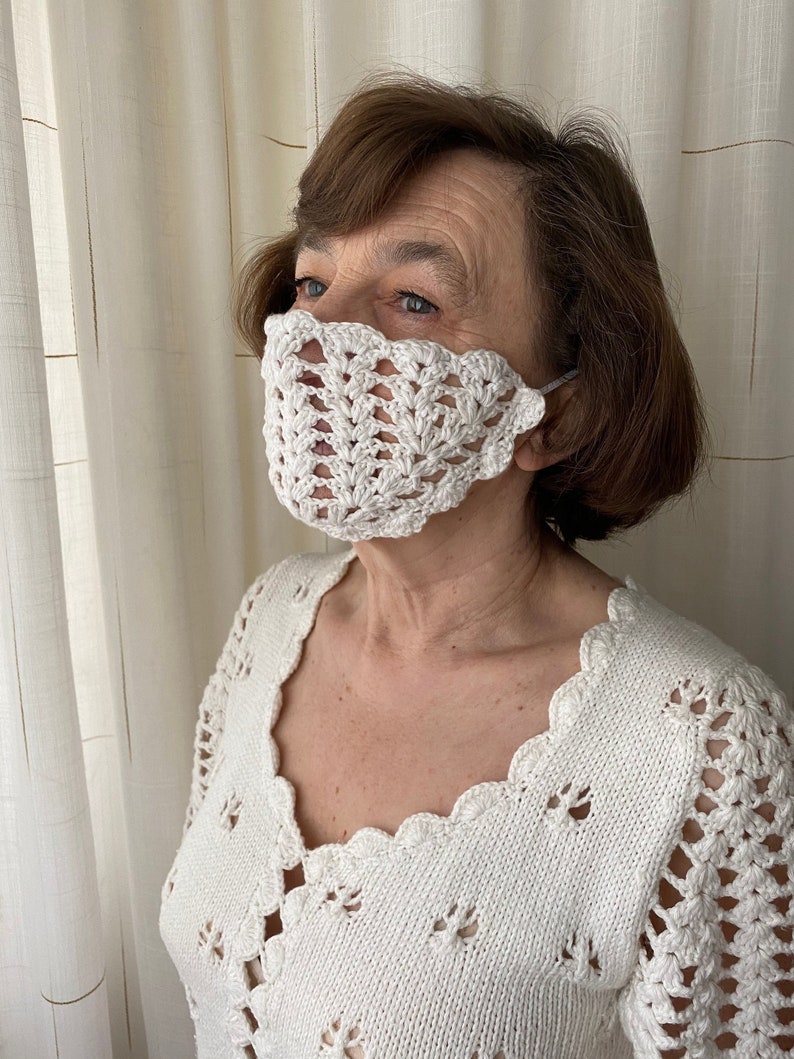 EASY CROCHET Face Mask PATTERN. Pdf Instant Download. Etsy