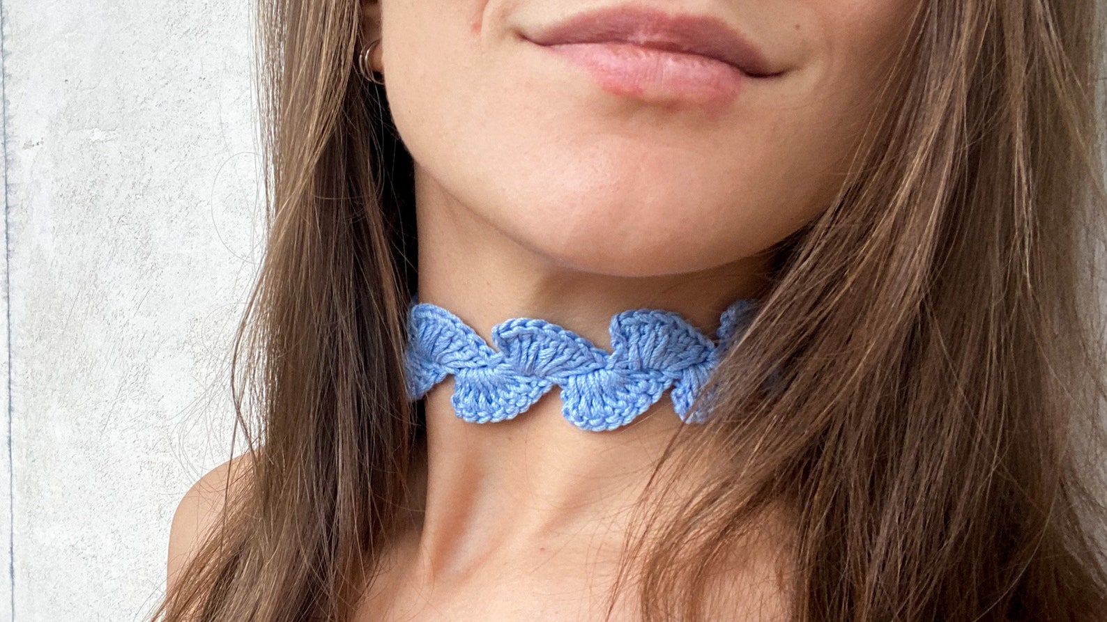 Crochet Choker Pattern / Crochet Collar / Crochet Necklace/ Etsy