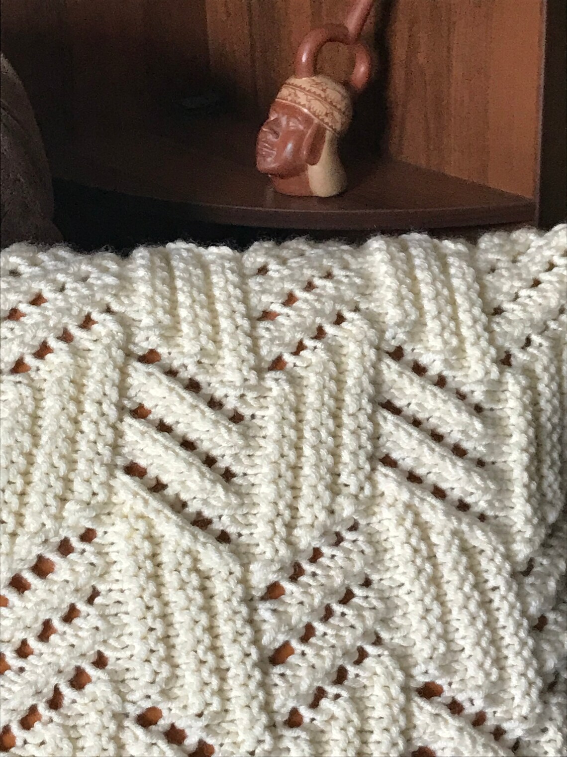 Knitted envelope cushion cover/Cushion cover PDF pattern Etsy