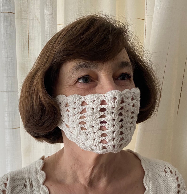 EASY CROCHET Face Mask PATTERN. Pdf Instant Download. Etsy