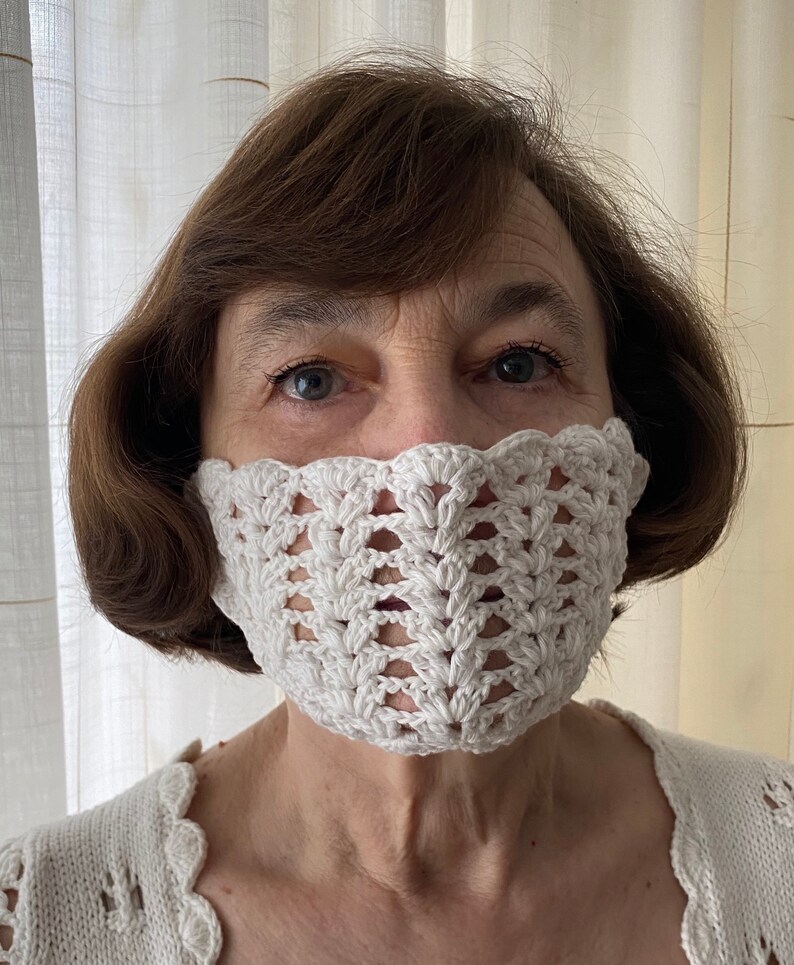 EASY CROCHET Face Mask PATTERN. Pdf Instant Download. Etsy