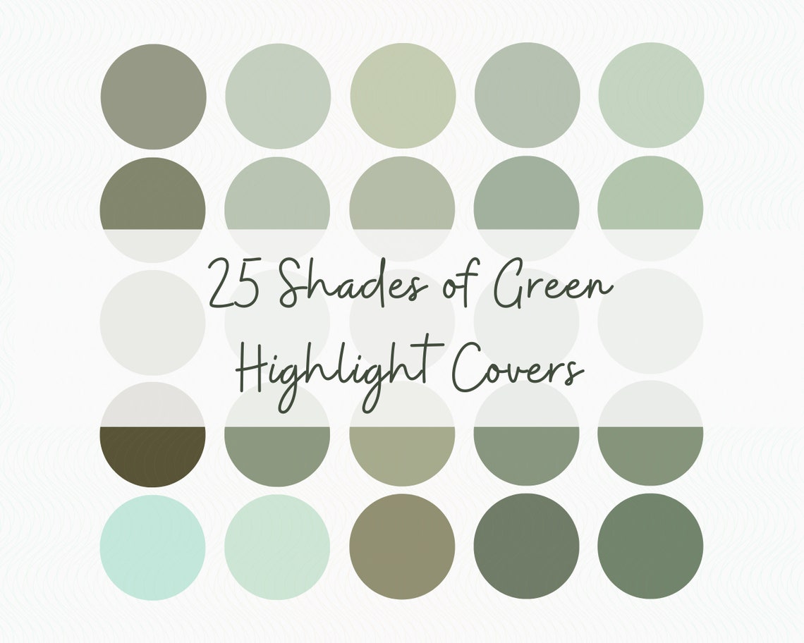 25 Instagram Highlight Covers Green Colors Highlight Icons - Etsy