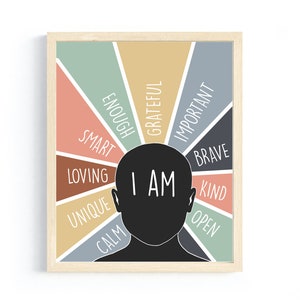 Klassenzimmer Affirmation Poster, Growth Mindset Poster, Welcome Back to School Poster
