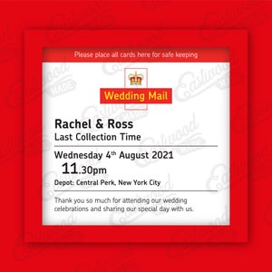 Royal Wedding Mail Briefkasten Schild/Einsatz **DIGITAL DATEI** - Individuelle personalisierte Nachricht - Erhältlich in verschiedenen Größen und Farben Irisch