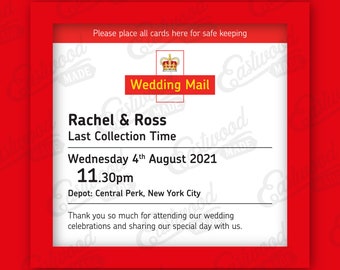 Personalised Royal Mail Wedding Post Box Sign/Insert **DIGITAL FILE** Fully Customised Different sizes and colours available including Irish
