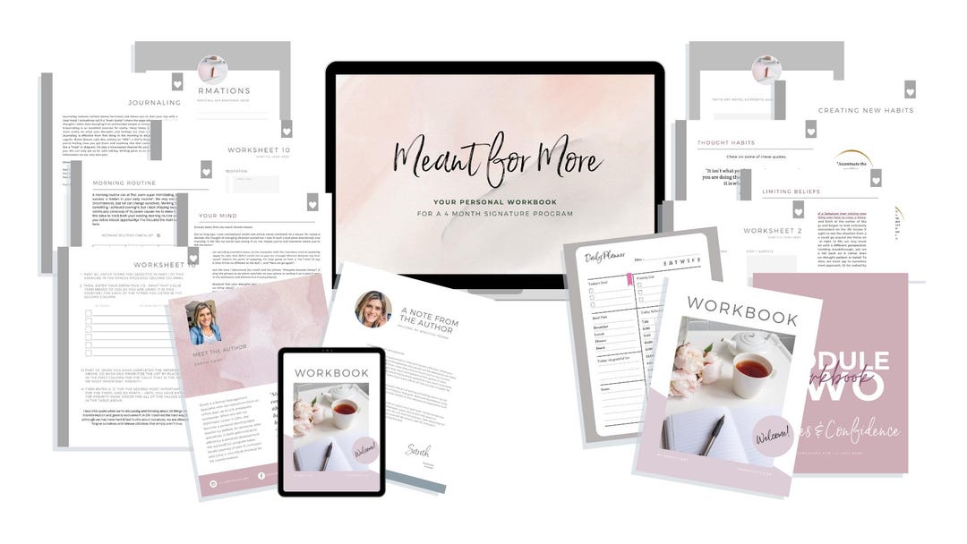 Program Workbooks The Meant for More Program- a Set of 12 Workbooks to Guide You Through ...