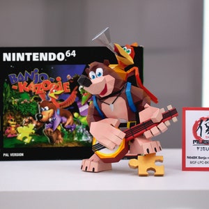 BANJO KAZOOIE I 01-A Banjo Kazooie (A) figure (Mid size) (1998)