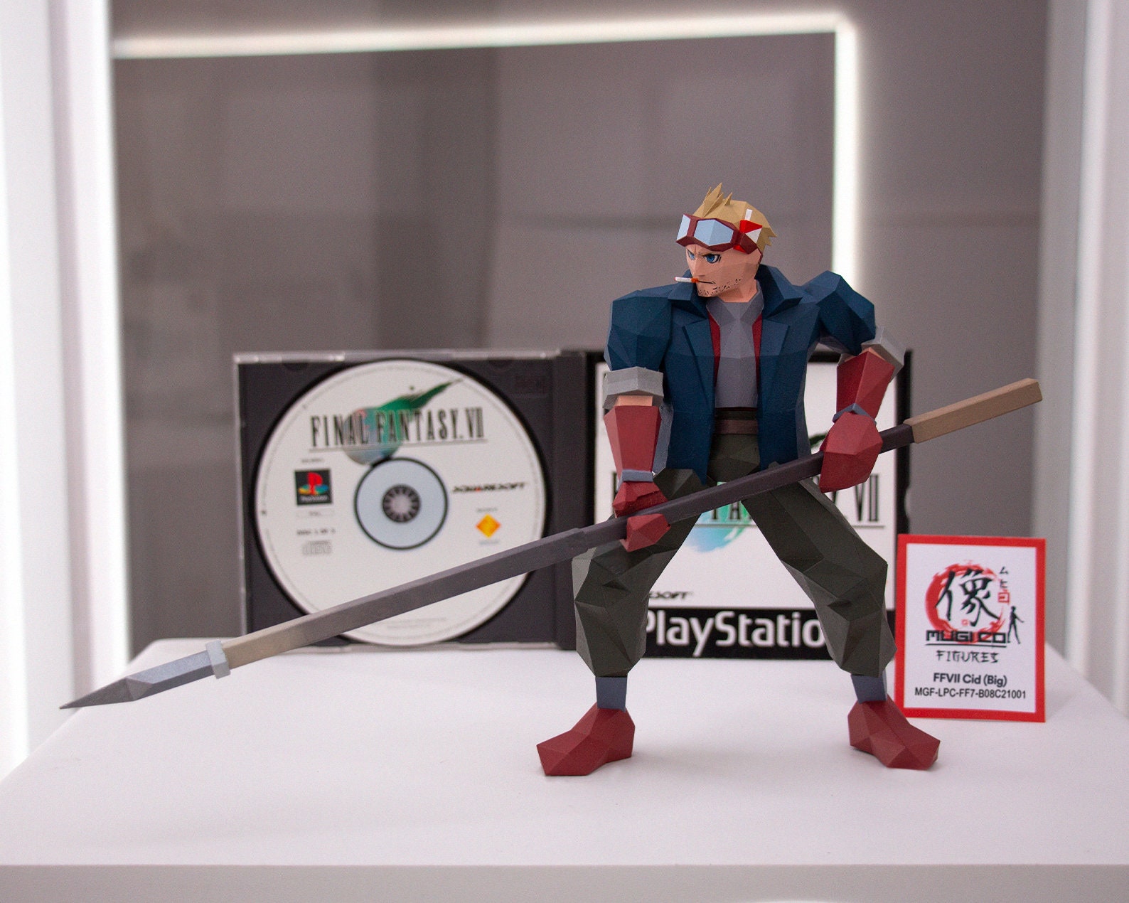 FFVII 08 Cid Highwind Figure (big Size) [FINAL FANTASY 7