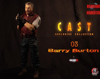 バイオハザード ポストカード バリー・バートン 当時品 レア RE1 キャスト - 03 グレッグ・スミス バリー・バートン役 [バイオ