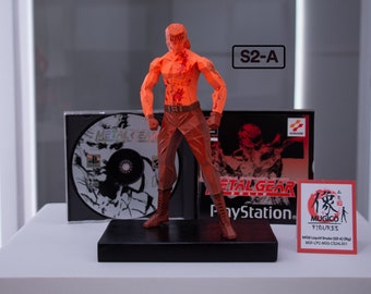 メタルギアソリッド: ツインスネークス 額入りプリント広告/ポスター