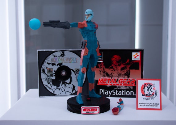 MGS 08 Ninja/gray Fox (B-2) Figure (big Size) [METAL GEAR Solid
