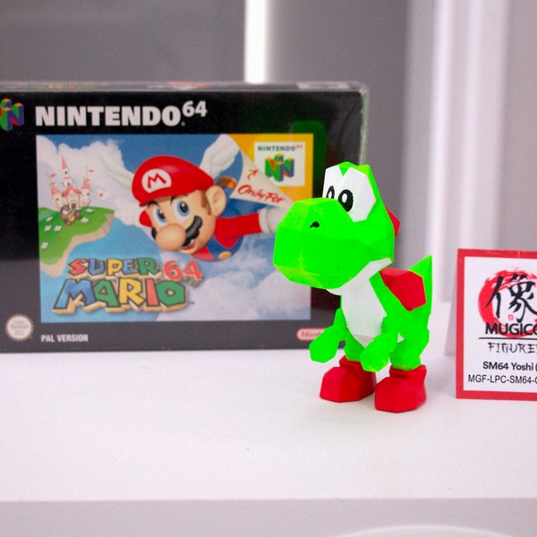 SUPER MARIO 64 I 05 Yoshi Figur (Mid size) [SM64] (1996)