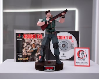 ゲームキャラクター RESIDENT EVIL CHRIS REDFIELD CERBERUS Action Figure Barbecue: Action Figure Review: Chris Redfield
