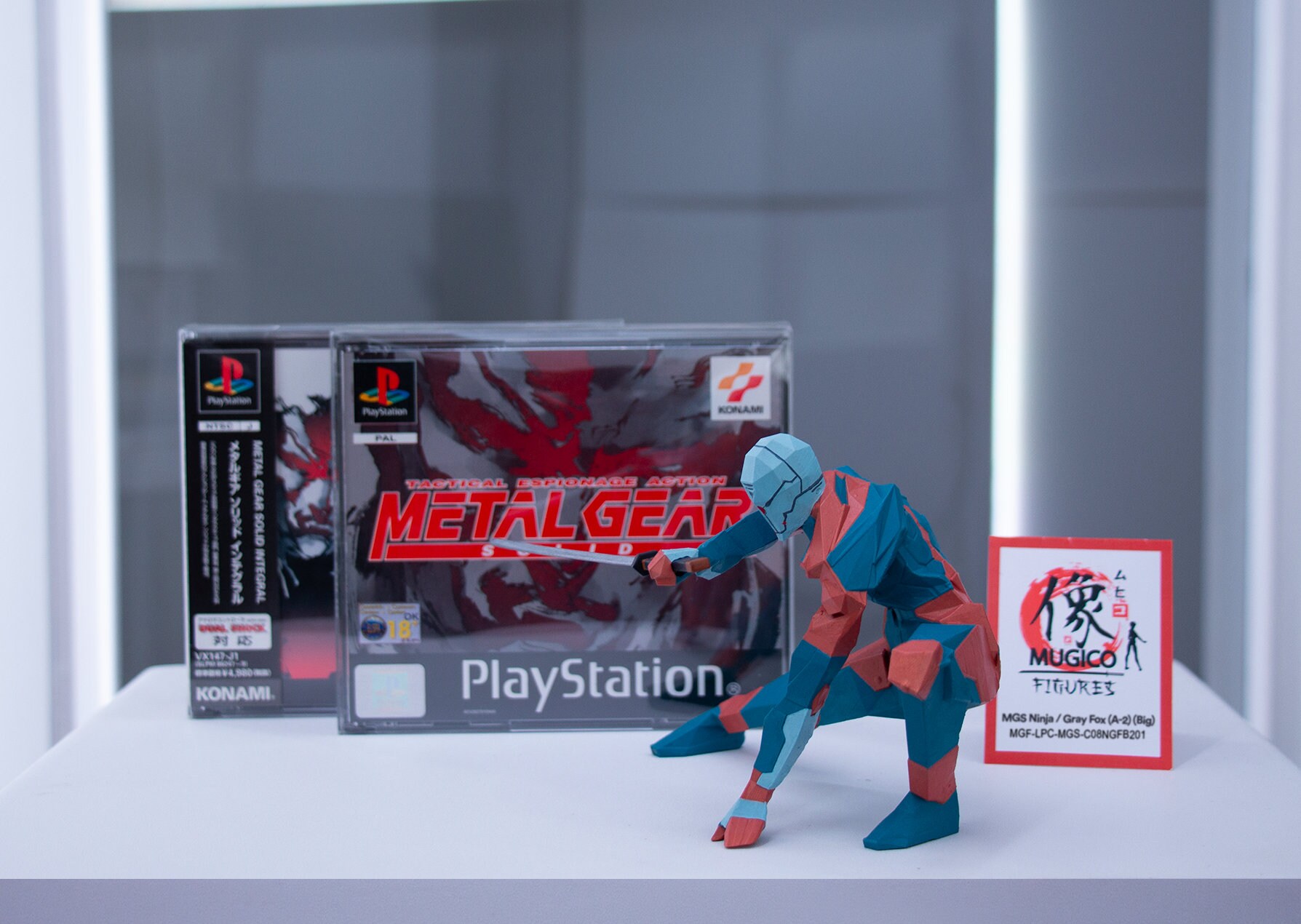 MGS 08 Ninja/gray Fox (A-2) Figure (big Size) [METAL GEAR Solid