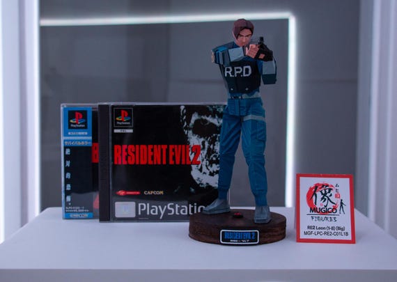 RE2 01 Leon S. Kennedy (1-B) Figure (big Size) [resident Evil 2