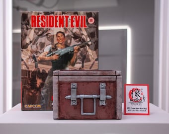 RE1 Crate / Item Box (Big size) [RESIDENT EVIL / バイオハザード] (1996)