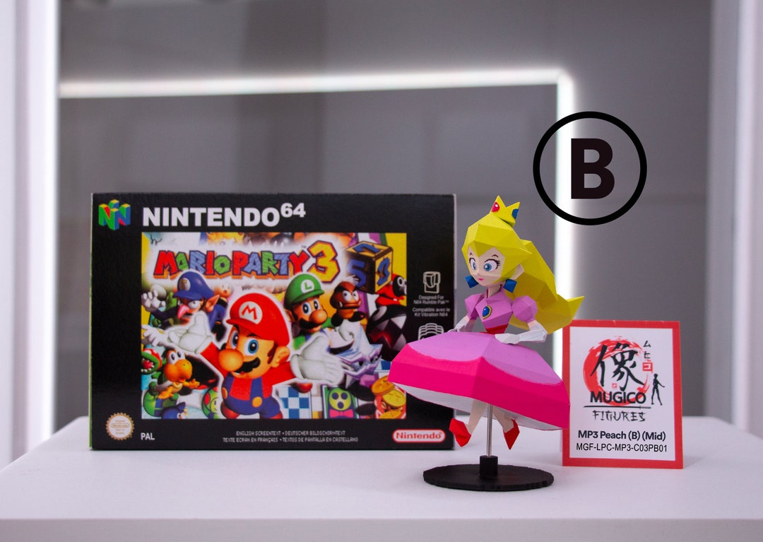 SUPER MARIO PARTY 3 I 03 Princess Peach (B) Figure (mid Size