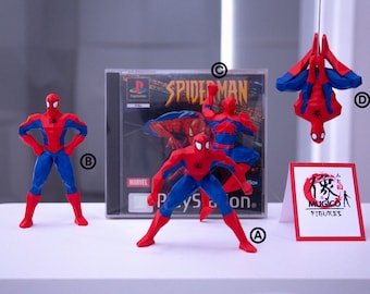 SM1 01 Spiderman (A)(B)(C)(D) figure (Mid size) [SPIDERMAN] (2000)