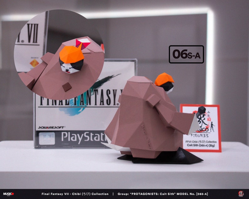 FFVII Chibi (ちび) 06 Cait Sith [FINAL FANTASY 7 Chibi (ちび) Collection ...
