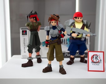 ファイナルファンタジー7 フィギュア 14体セット FFVII 14 ジェシー・ラズベリー フィギュア（ビッグサイズ