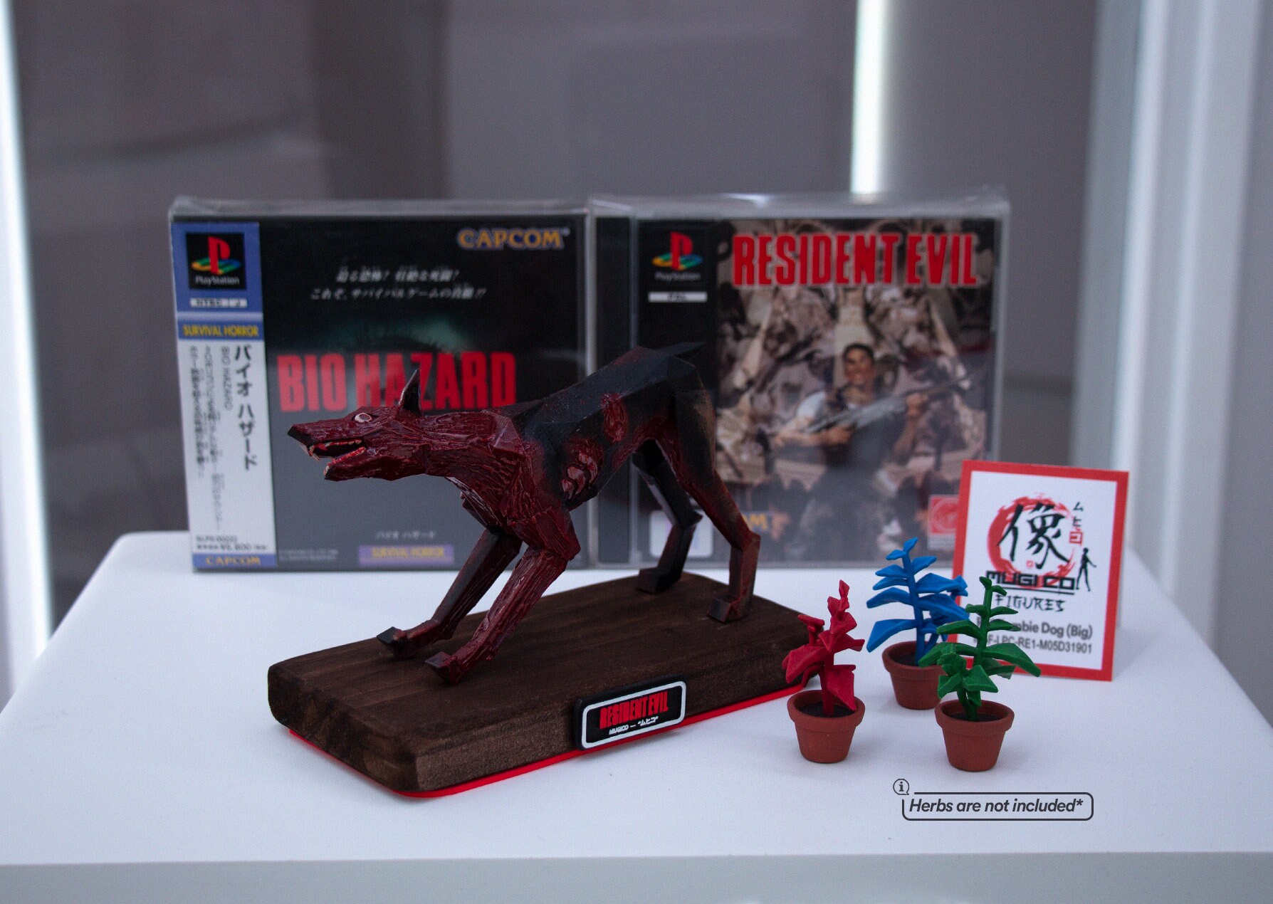 RE1 12 Zombie Dog Figure (big Size) [RESIDENT EVIL / バイオ