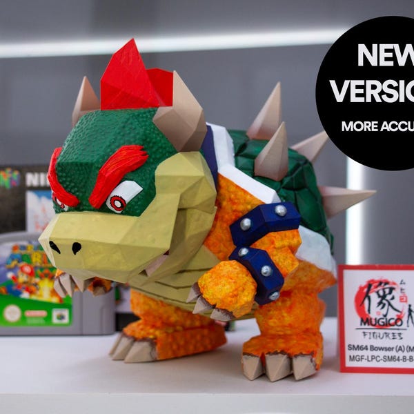 SUPER MARIO 64 I 06 BOWSER Figur (mittlere Größe) [SM64] (1996)