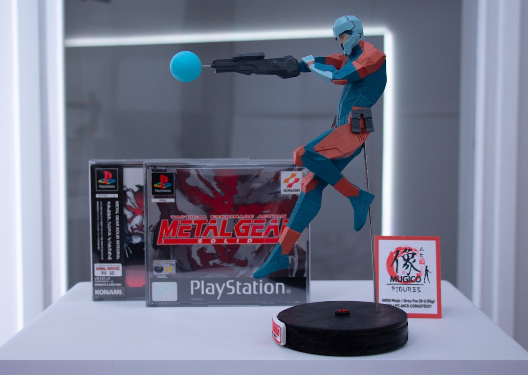 MGS 08 Ninja/gray Fox (B-1) Figure (big Size) [METAL GEAR Solid