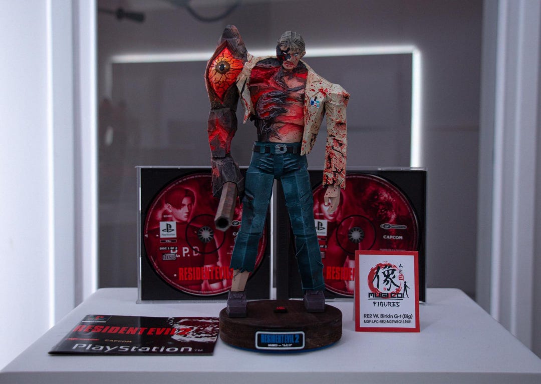 100 TOYBIZ　トイビズ　レジデントエビル2　バイオハザード2　ウィリアム TOY BIZ バイオハザード2 ウィリアム・バーキン＆シェリー