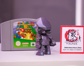 任天堂　スーパーマリオ 64 メタルコレクション フィギュア　9点セット スーパーマリオ64 I 01-S メタルマリオ(A)フィギュア(ミッドサイズ ゲームキャラクター