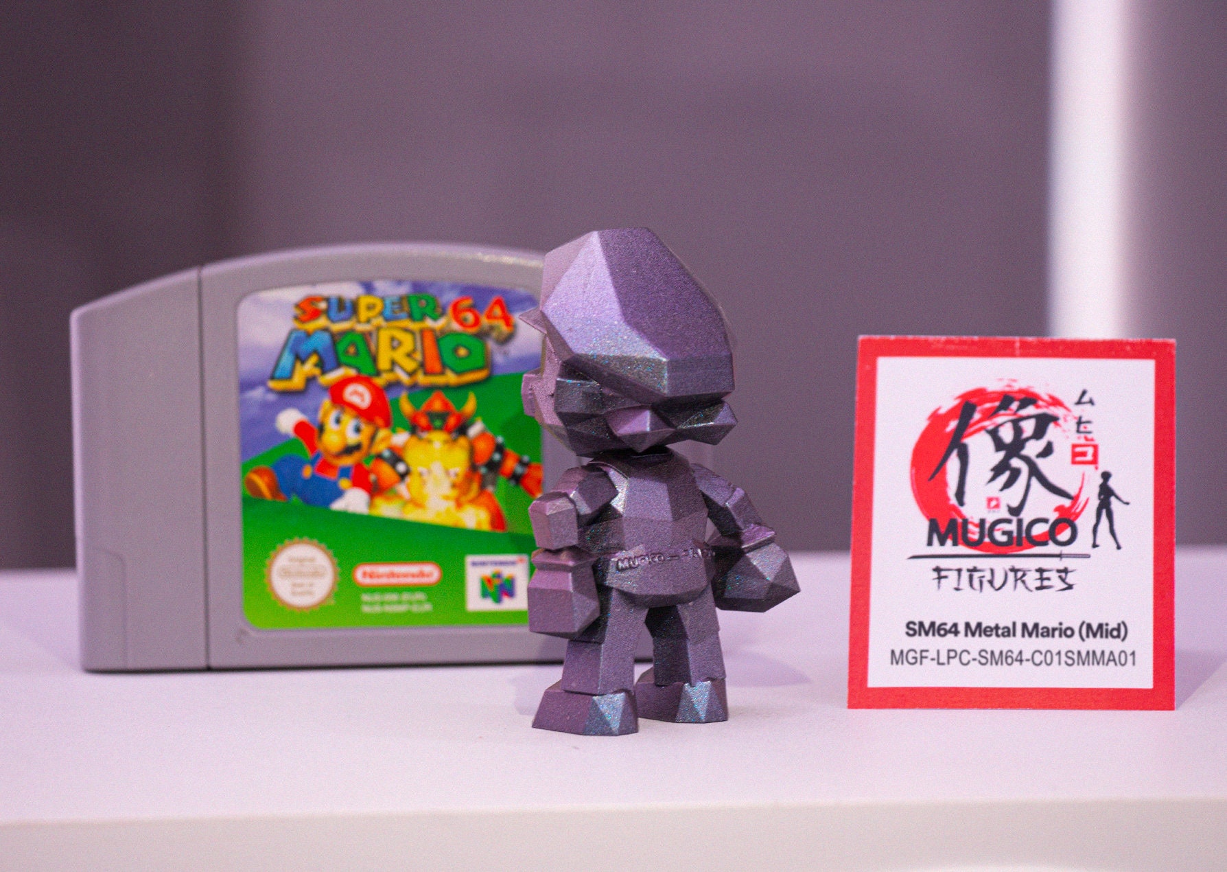 SUPER MARIO 64 I 01-S Metal Mario (A) Figure (mid Size) [SM64