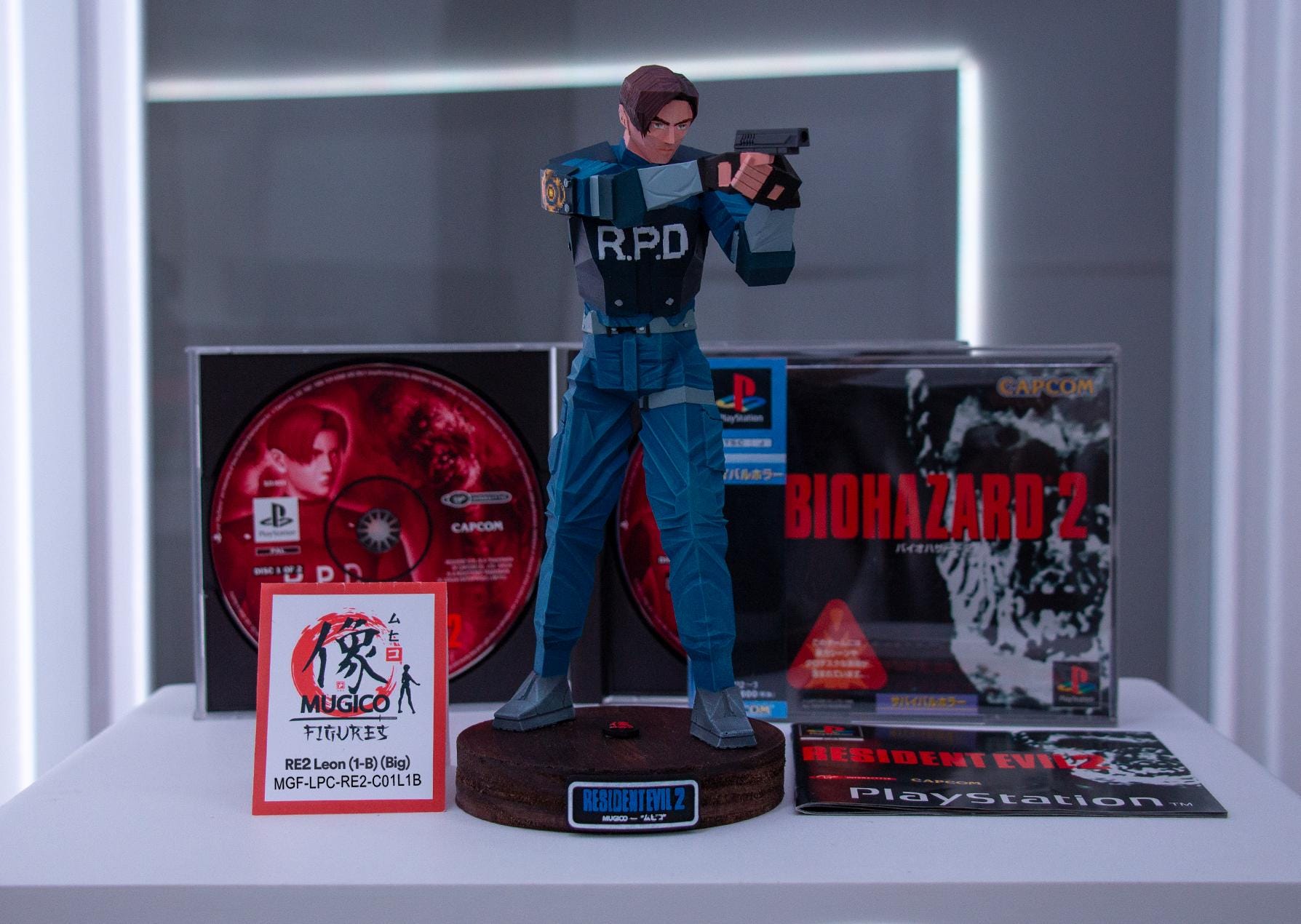 Resident Evil 2 Kennedy & Licker Figure Toy Biz Biohazard