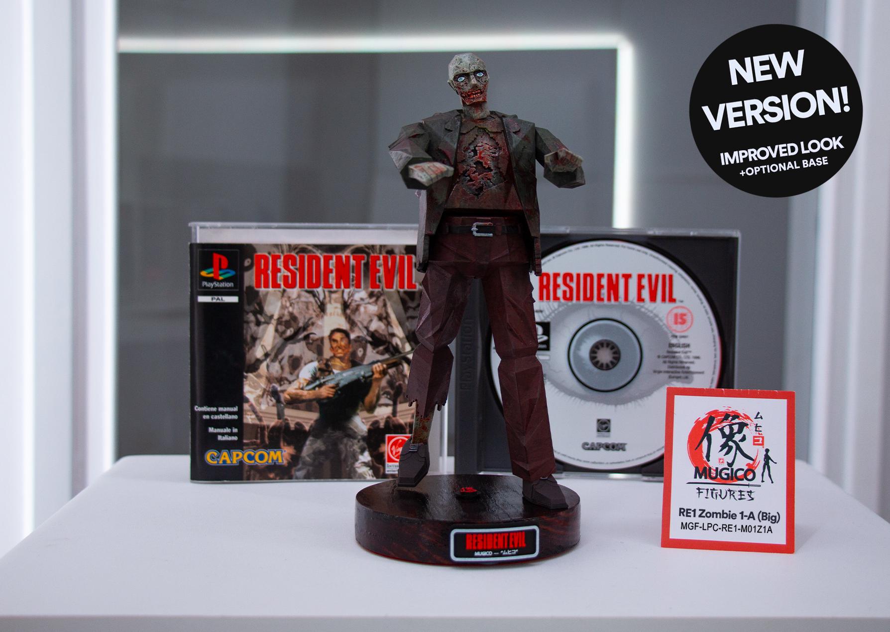 RE1 ZOMBIE 1-A (green Coat) Figure (big Size) [RESIDENT EVIL