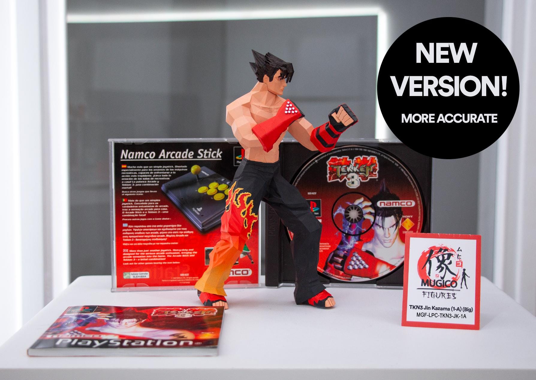 Tekken 3 (鉄拳3) I JIN KAZAMA 01-A (A) Figure (mid Size