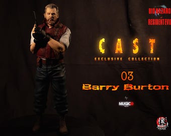 バイオハザード ポストカード バリー・バートン 当時品 レア RE1 キャスト - 03 グレッグ・スミス バリー・バートン役 [バイオ