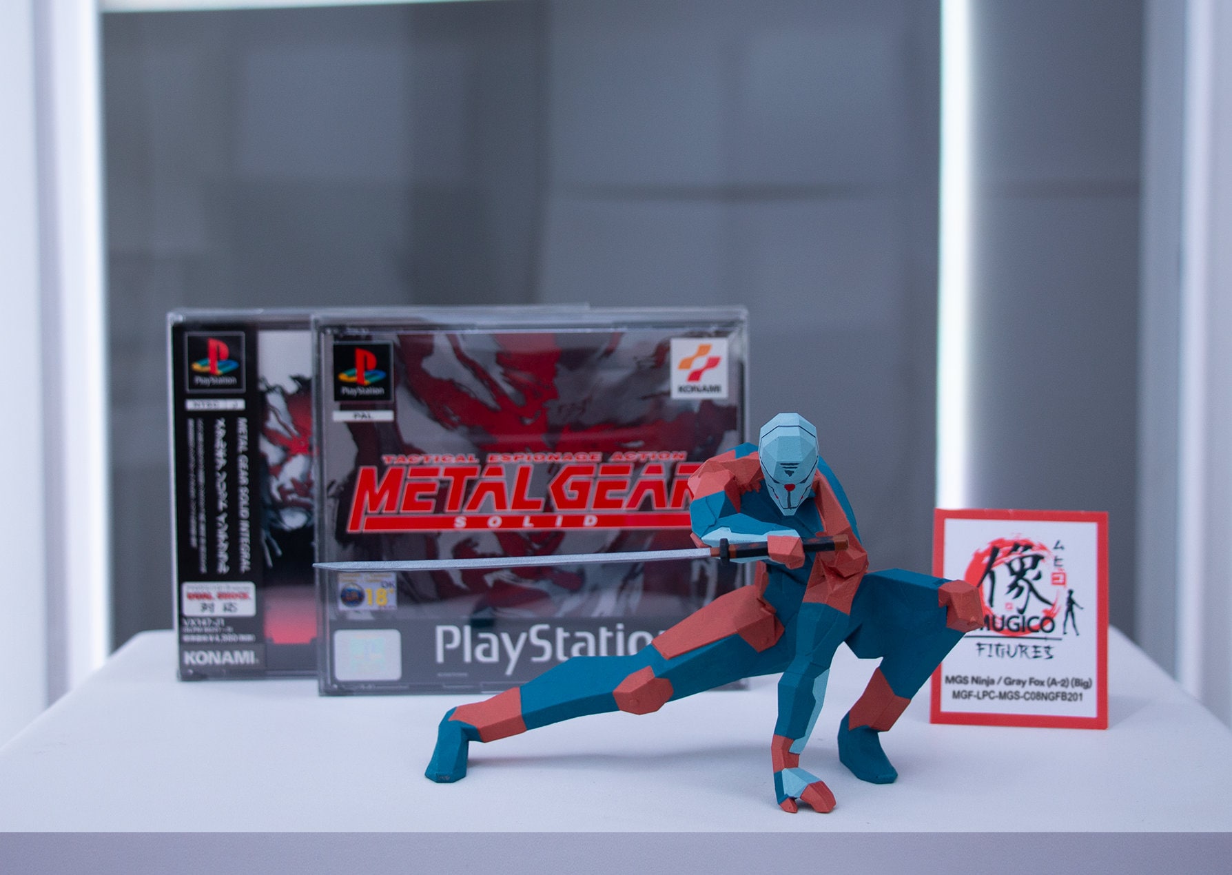 MGS 08 Ninja/gray Fox (A-2) Figure (big Size) [METAL GEAR Solid