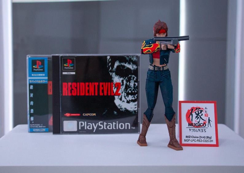 RE2 02 Figura Claire Redfield (3-H) (Tamaño grande) [RESIDENT EVIL 2 / バイオハザード2] (1998) imagen 8