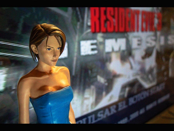 1999 Resident Evil 3 Nemesis Jill Valentine Rare Poster 55x40cm PS1 GameCube