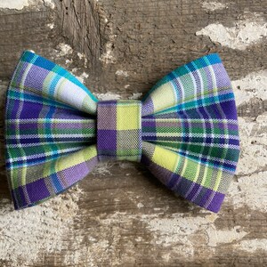 Dog Bowtie//Small- Large//Spring Summer Colors//Cat Bow//Male or Female Pets//Recycled Fabric//Limited Collection