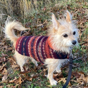 Wool Dog Coat Etsy
