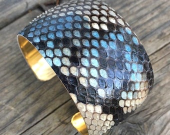 Python authentique de 1,5 po sur laiton solide