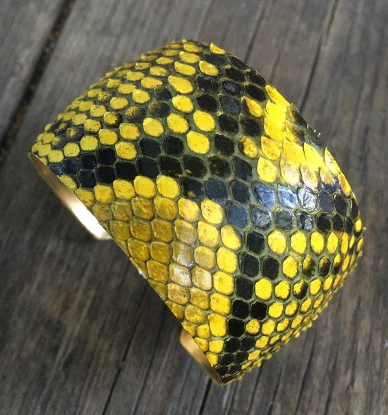 1.5 genuine python on solid brass