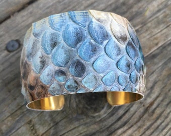 1,5" Python authentique sur laiton solide