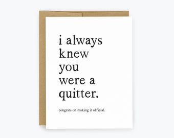 Funny New Job Card, Funny Retirement Card, Coworker Leaving Card, Sarcastic Congratulations Card, Funny Career Change Card