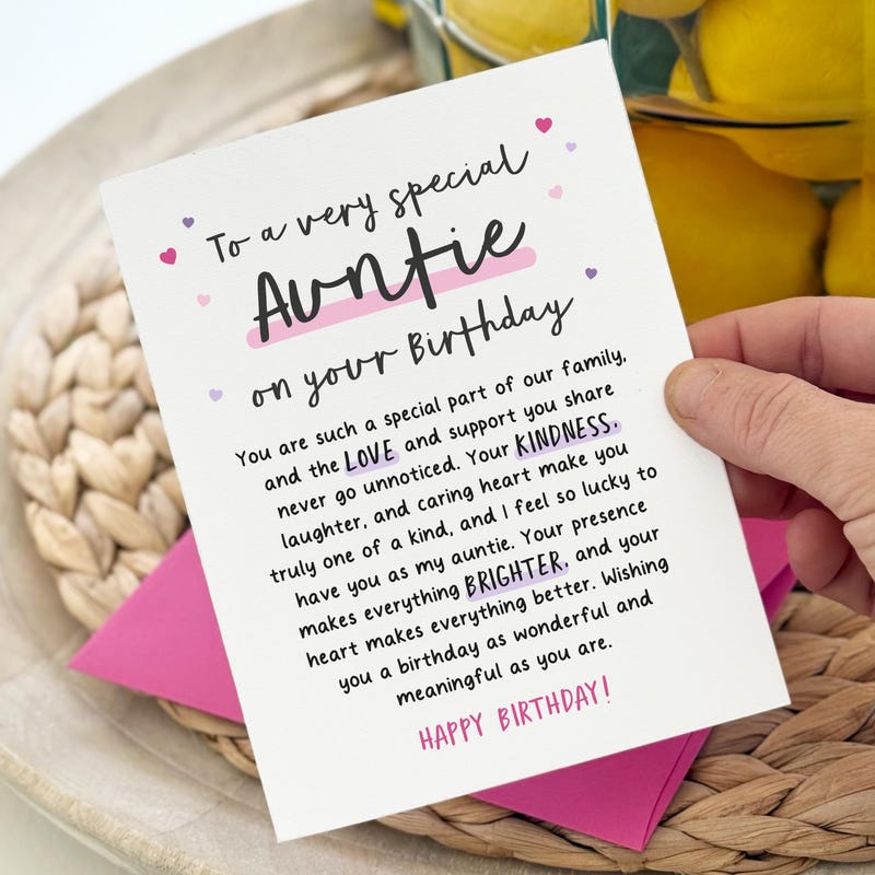 Card for Special Niece - Etsy