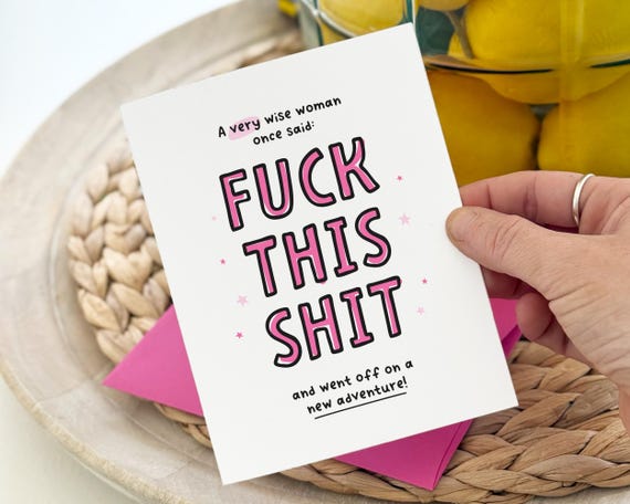 A Very Wise Woman Went off on a New Adventure, Funny Congrats Card, New Home Card, New Job Card, Good Luck Card, Traveling, College, Moving