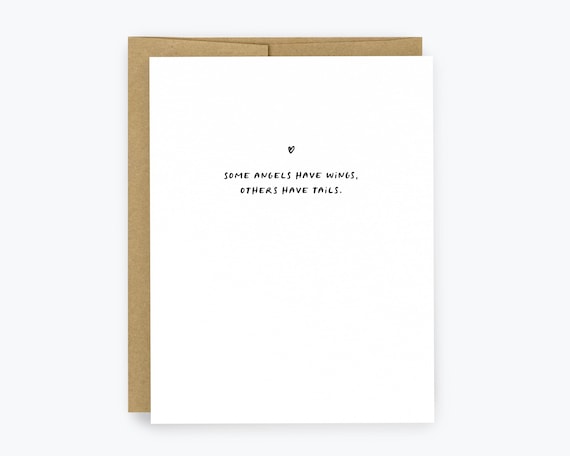 Heartfelt Pet Loss Card, Dog Sympathy Card, Pet Bereavement, Pet Funeral Card, Loss of Cat Condolence Card, Sympathy, Here For You, So Sorry