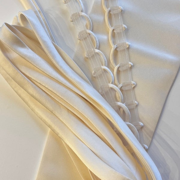 Corset Kit in Bridal Duchess Satin made by a UK Bridal Seamstress