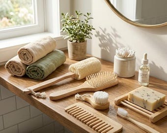 Zero-Waste Bath Accessories Bundle