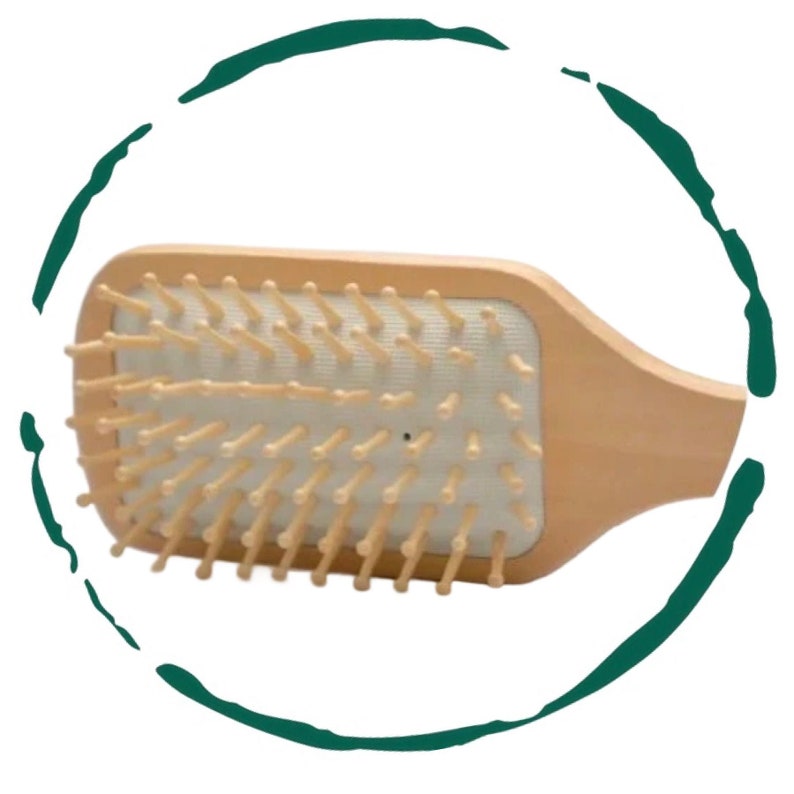 Wooden Detangling Hair Brush image 1