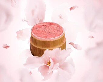 Polvos sueltos de rubor totalmente naturales